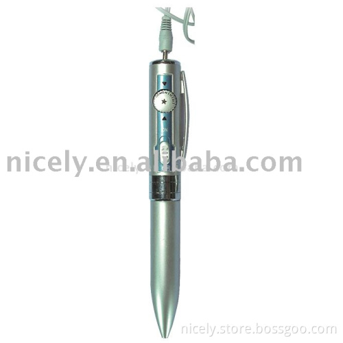 pen fm radio with volume control earphone for promotion gift